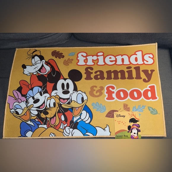 Disney Other - Fall Mickey & Minnie Accent Rug (PLEASE READ DESCRIPTION)